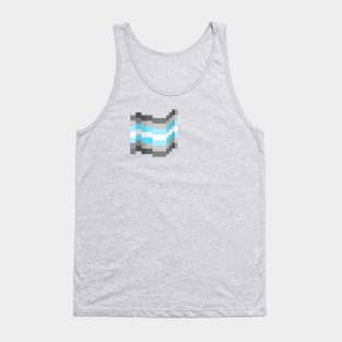 Demiboy Pixel Pride Flag Tank Top